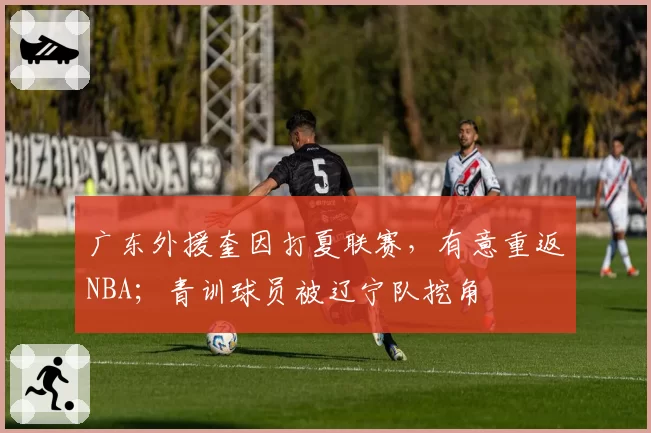 广东外援奎因打夏联赛,有意重返NBA;青训球员被辽宁队挖角